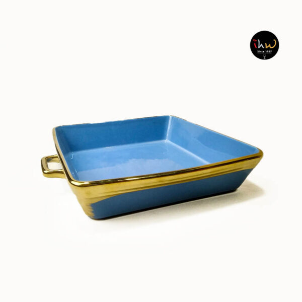 Ceramic Square Serving Dish Navy Blue - At1562
