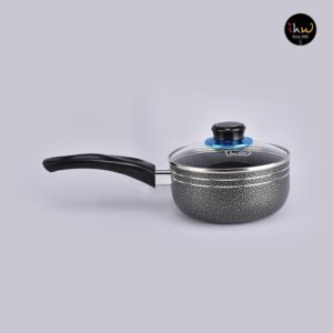 Ocean Non Stick Stone Coating Sauce Pan 18cm, With Glass Lid - Ons18sc