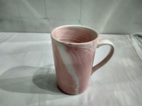 Ceramic Coffee Mug Glossy Pink Color - B2103
