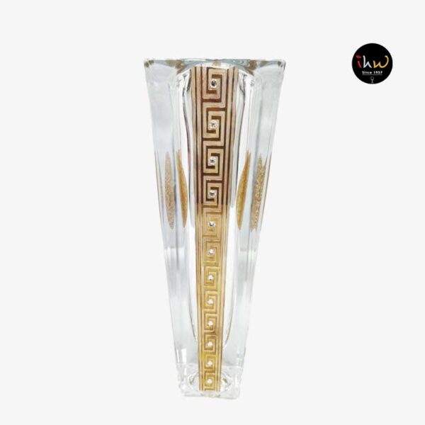Bohemia Crystal Flower Vase 30.0 Cm - 8kg09/99b