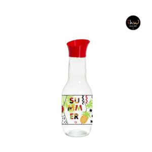 1 Ltr Decorated Water Bottle Red - 111652-002