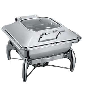 Chafing dish square spirit & electric - ihw-f017