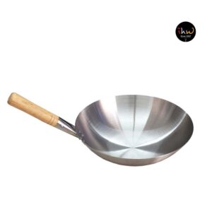Wok Pan With Wooden Handle, ? 32 Cm - 32cmws
