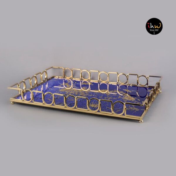 Gold Vanity Trays For Serving & Home Decor 44x30x5 Cm - Ty25072