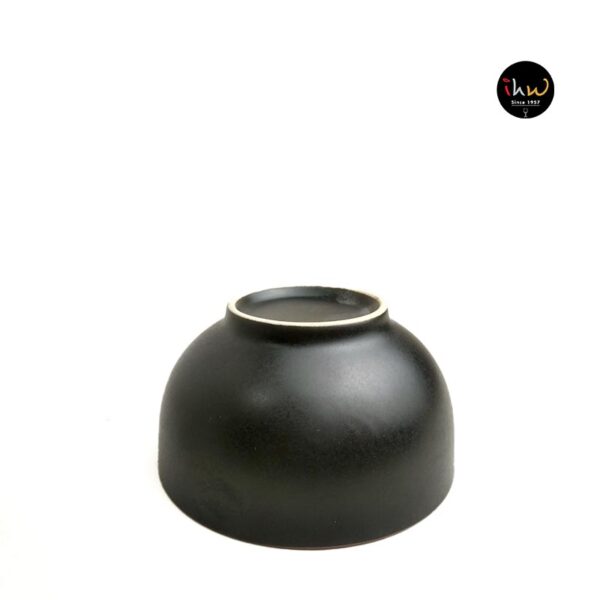 Ceramic Soup Bowl Off White And Black - Sw9106