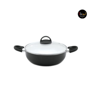 Cooking Pot Natural With Lid 28cm - Nctgm228