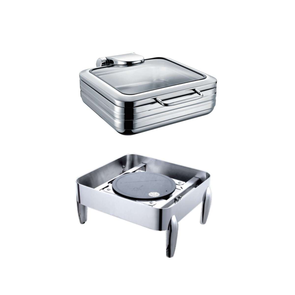 Chafing dish square spirit electric & induction - ihw-4023 2 Chafing dish square spirit electric & induction - ihw-4023