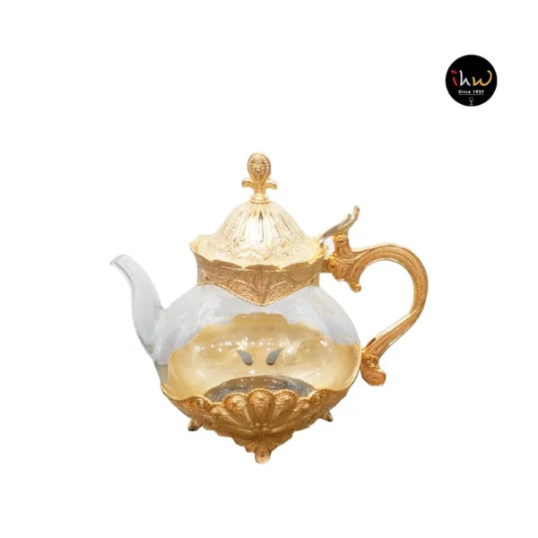 Tea Pot Glass Gold - 8300g