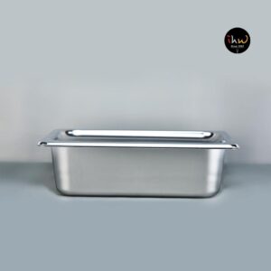 Stainless Steel Food Container With Lid (32x17.5x10.0) - 1304a