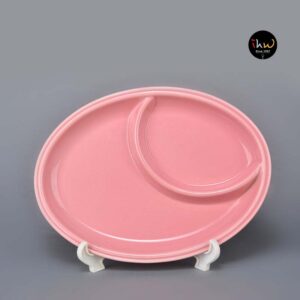 Ceramic Snack Separation Plate - Wh1564