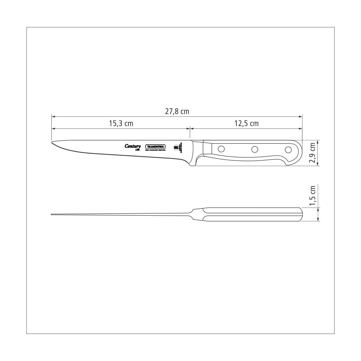 Knife boning century 6'' - 24006/106
