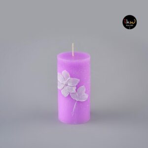 Candle Purple 6.5x14 Cm - Wm164p