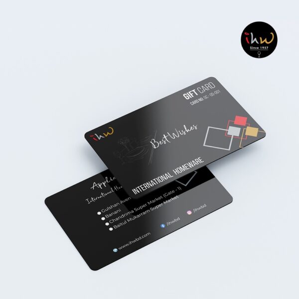 Ihw Multipurpose Gift Card - Red & Black Colour