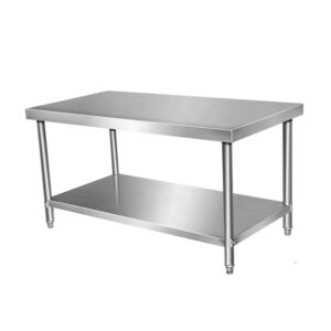 Commercial Stainless Steel Workbench 2-layer  - 150ft