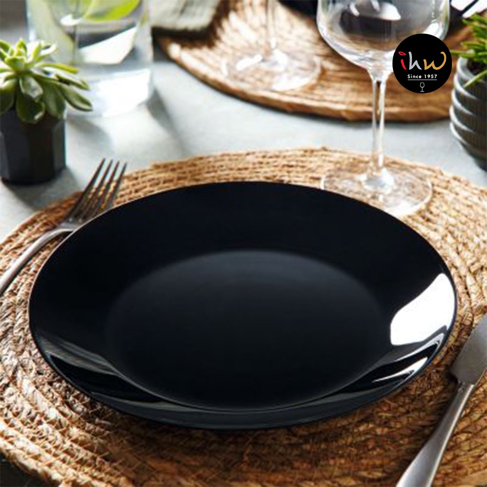 Dinner plate 25cm zelie black
