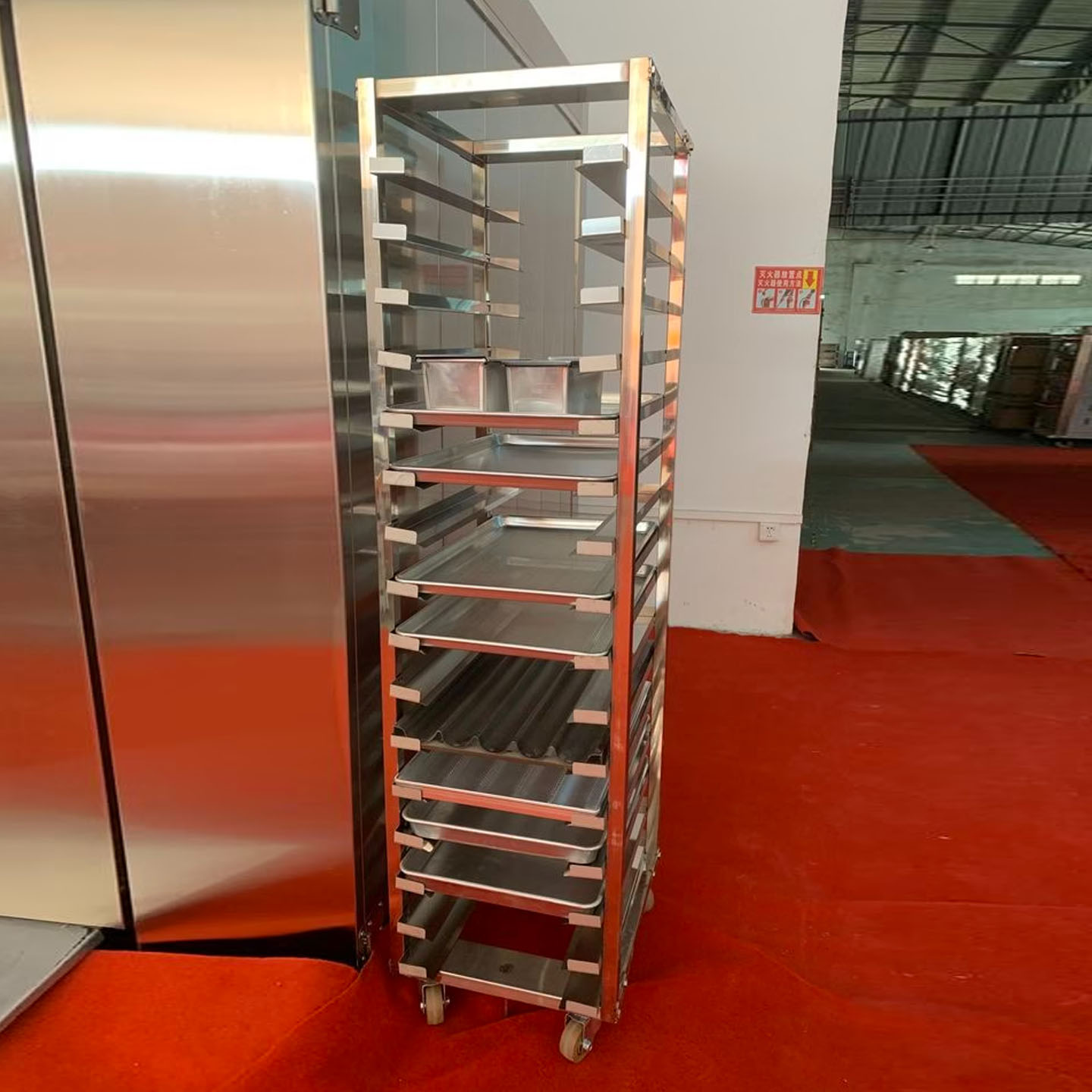 Commercial tray trolley holder - tr15d 4 Commercial tray trolley holder - tr15d