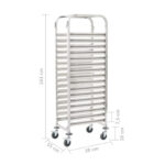 Commercial Tray Trolley Holder - TR15D