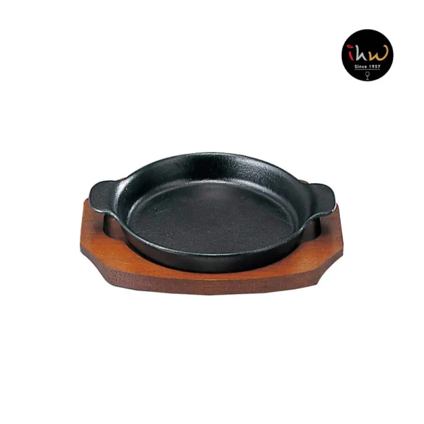 Sizzling Dish With Wooden Stand  - Vbys
