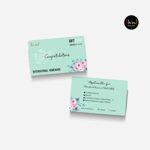 Ihw Best Wishes Gift Card - Black Colour
