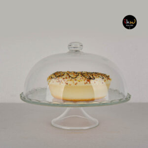 Large Display Cake Stand With Glass Dome Cover - Dgd29