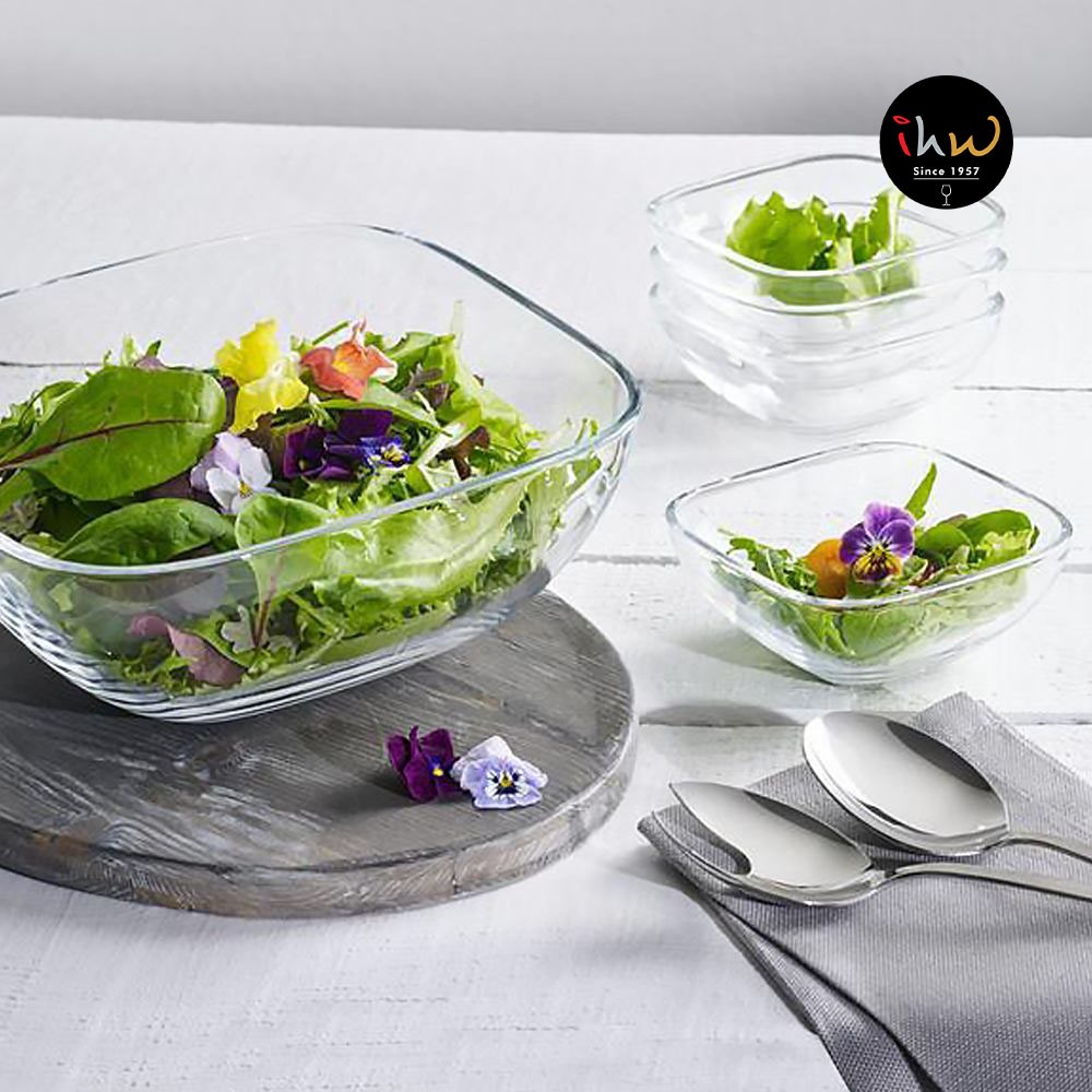 Bowl square set of 5