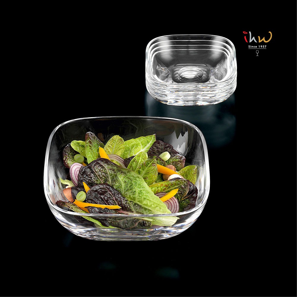 Bowl square set of 5