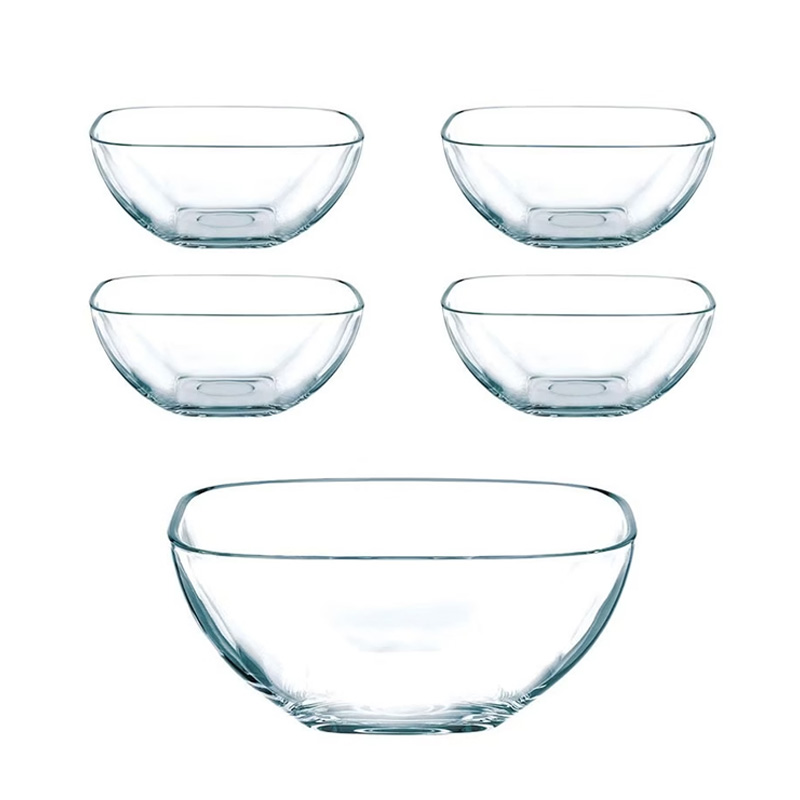 Bowl square set of 5