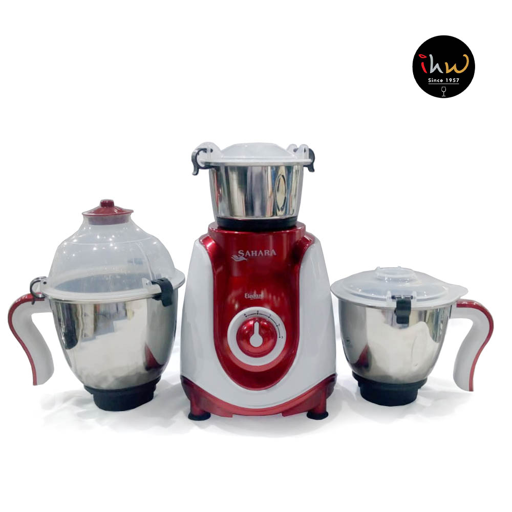 Blender elegant (3 in 1) 750w red & white - elegantrw