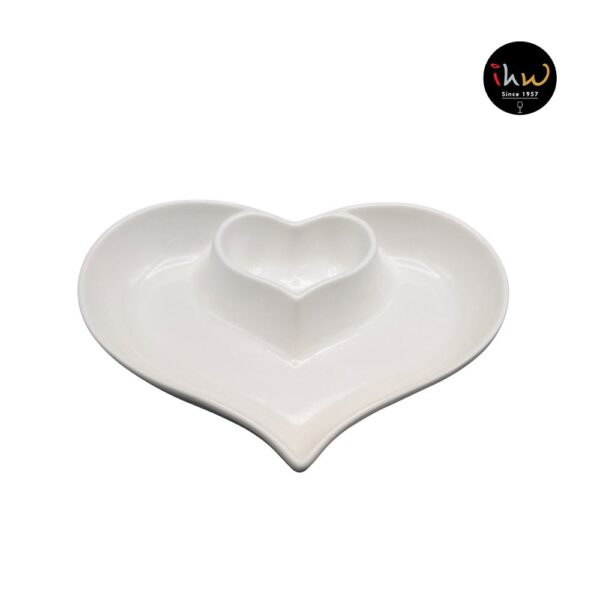 Ceramic Heart Shape Serving Dish - Yl3955
