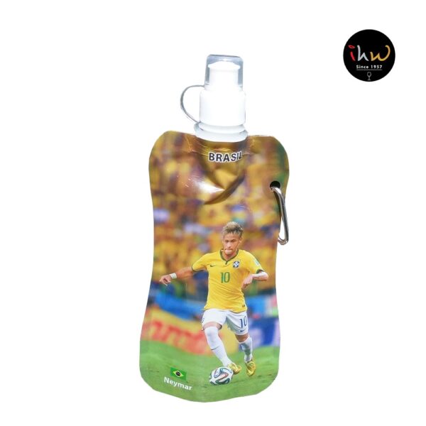 Printed Water Pouch Bottle (naymar) - 123wb