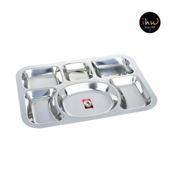 Zebra Stainless Steel 6 Compartment Tray 132040 International Homeware