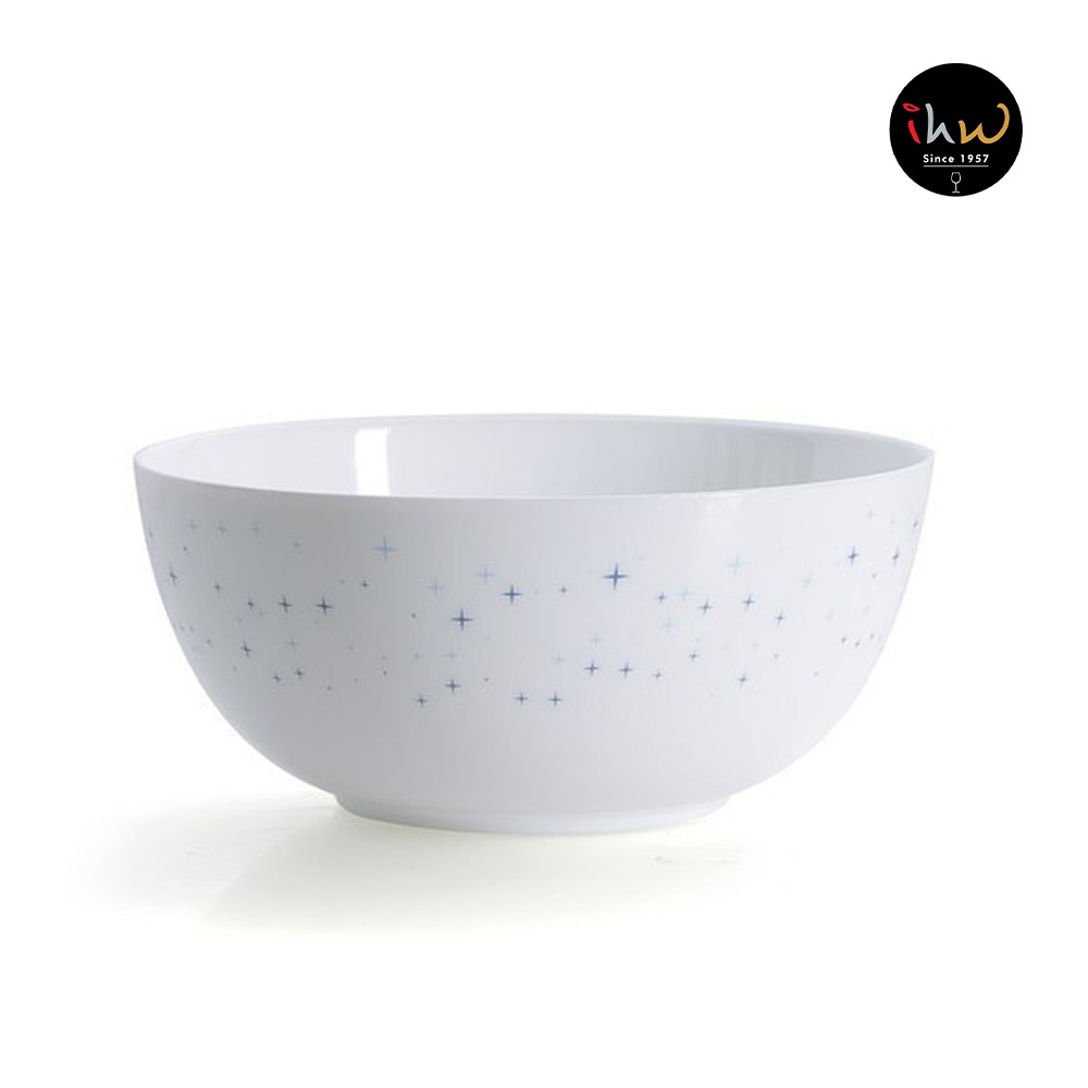 Diwali starry night flat soup bowl 21 cm