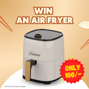Win an Air Fryer for Just ৳100 – Test Your Luck with IHW