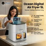Air Fryer 5.0 Ltr. 1500 Watt. Digital - OAF8045D