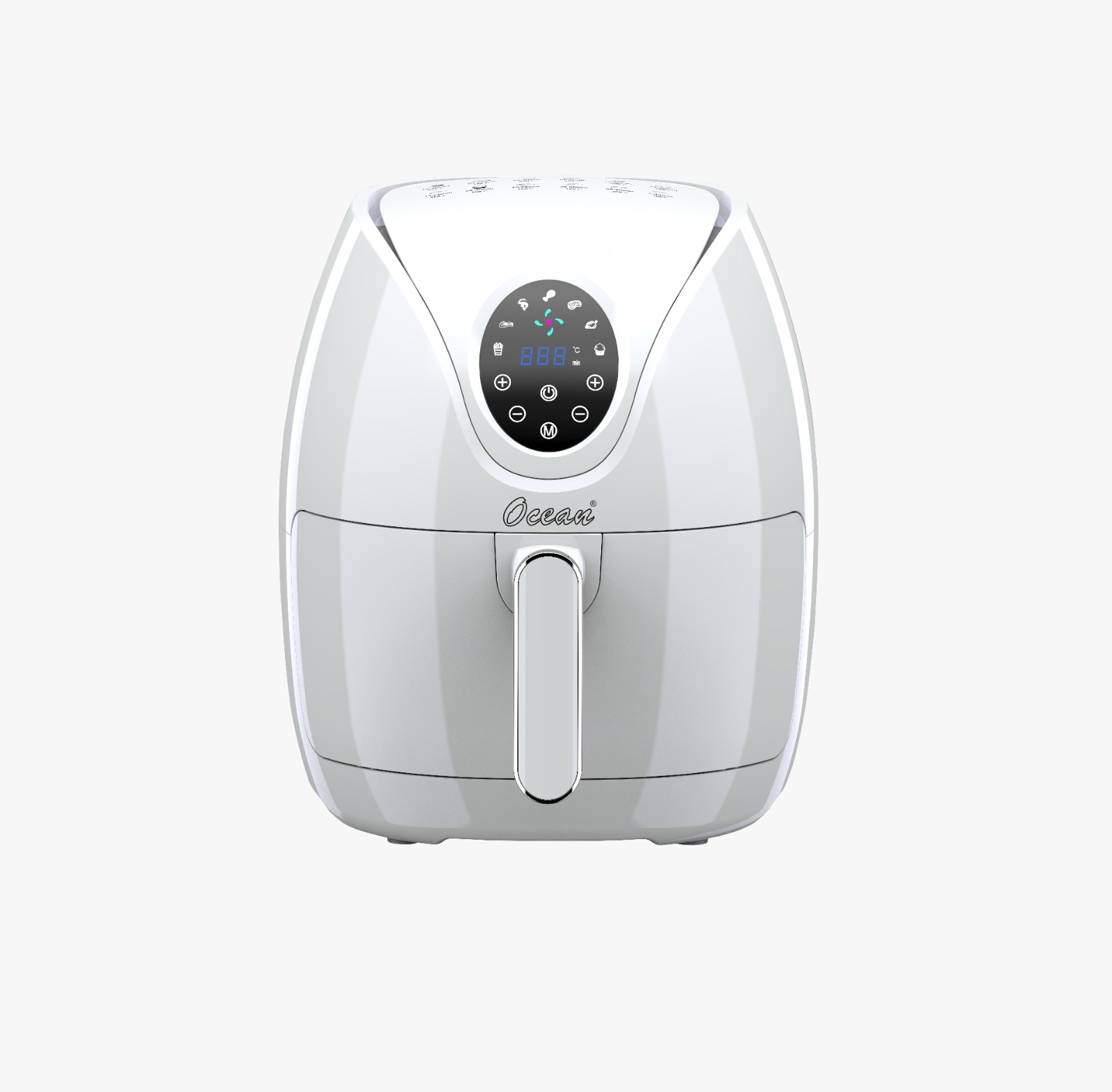Air fryer 4. 0 ltr. 1500 watt. Digital w/safety lock - oaf8004d