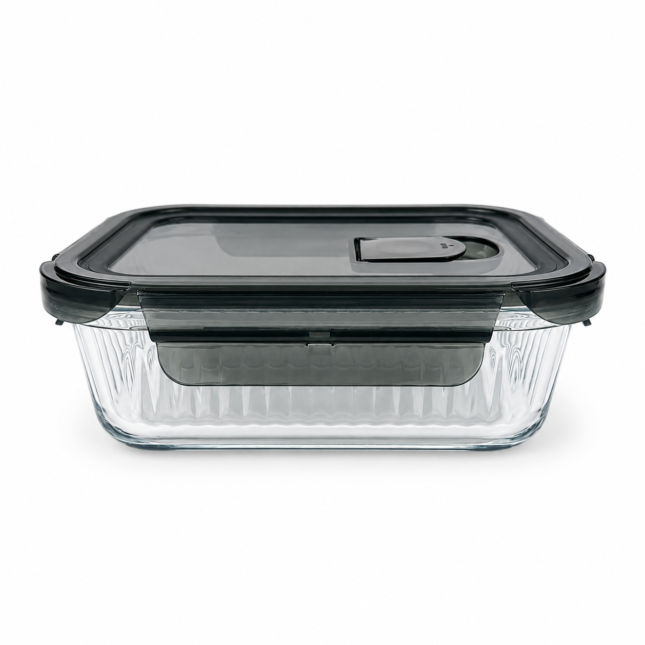 Glass food container with plastic lid - 23s370cfsw 1 Glass food container with plastic lid - 23s370cfsw