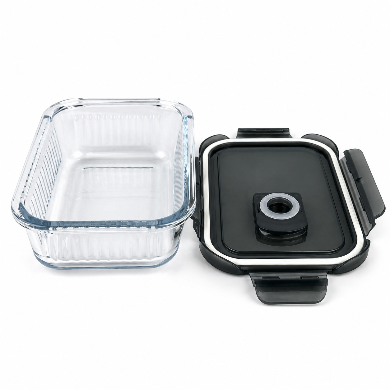 Glass food container with plastic lid - 23s370cfsw 4 Glass food container with plastic lid - 23s370cfsw