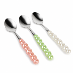 Stainless Steel Tea Spoon with Glastic Handle – 8K3TS