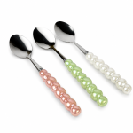 Stainless Steel Tea Spoon with Glastic Handle – 8K3TS