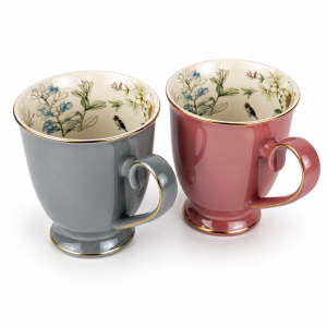 Fine Bone Mug 2 Pcs Set – 1390PG
