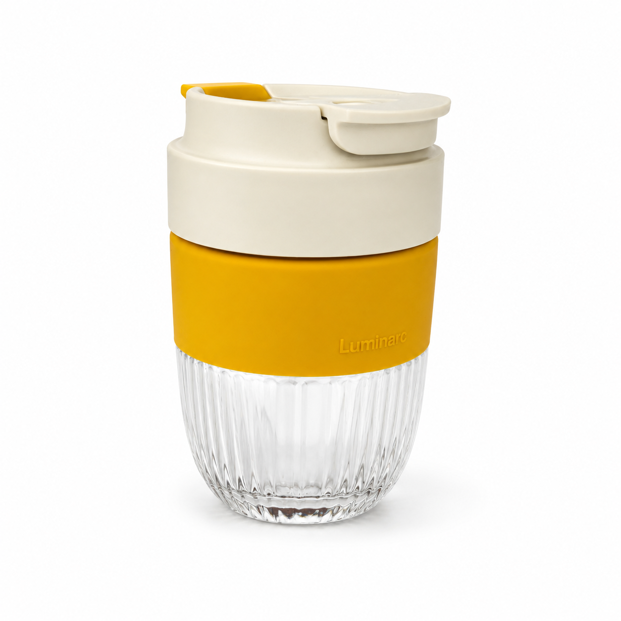 Coffee mug 350ml yellow - q9732