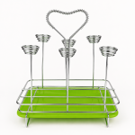Stainless Steel Glass Stand 22*13.5*24 – A08179D