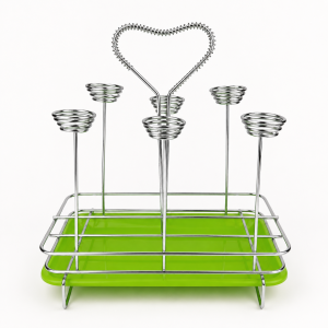 Stainless Steel Glass Stand 22*13.5*24 – A08179D