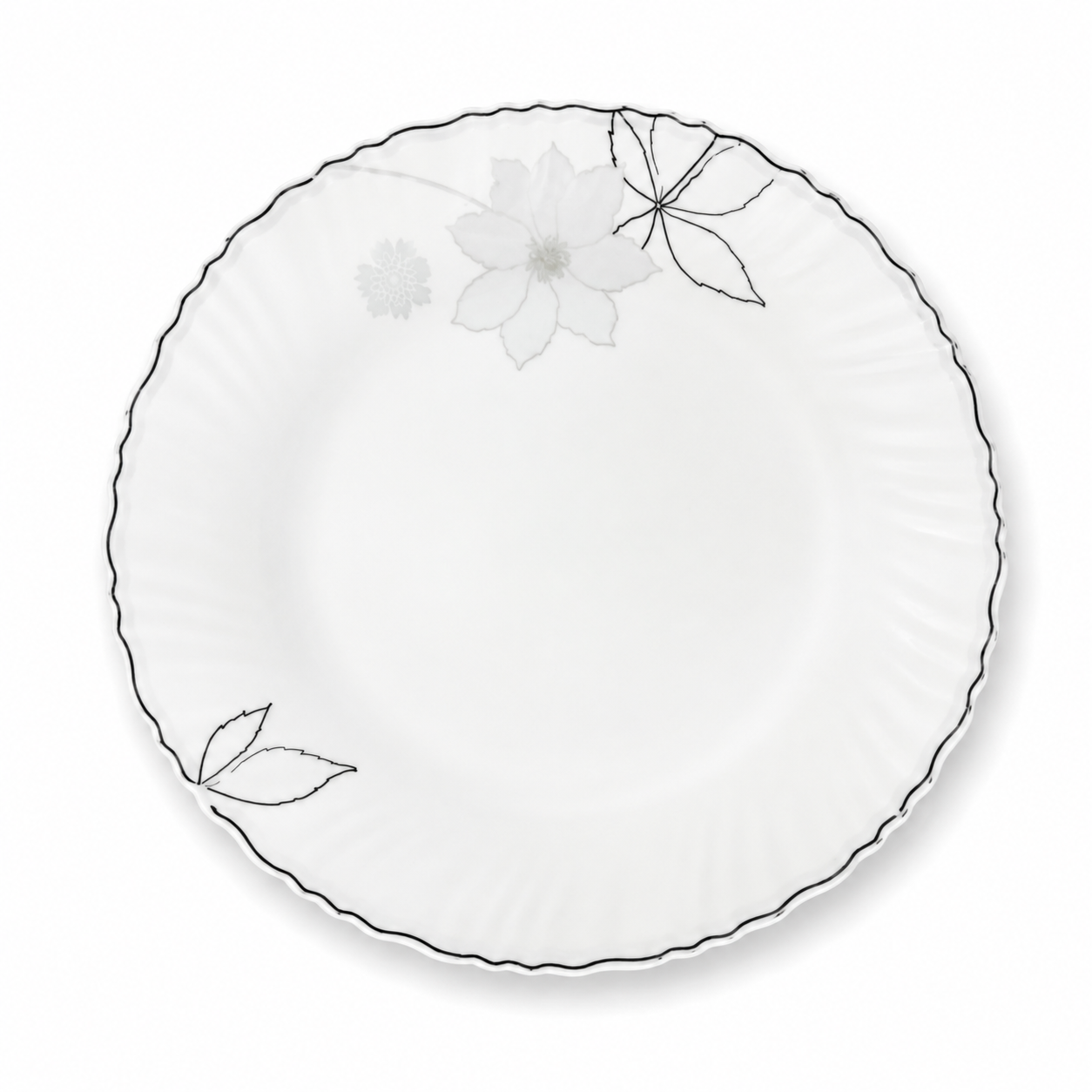 Ihw pyrex flat dinner plate 10. 5" – lhp105-802 2 Ihw pyrex flat dinner plate 10. 5" – lhp105-802