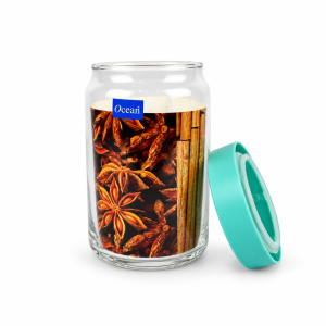 Ocean Pop Jar with Plastic Lid 750ML Green – 5B2526G