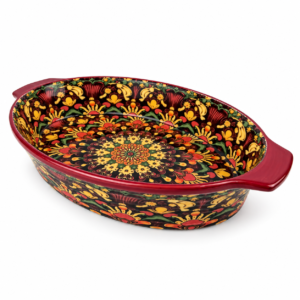 International homeware 52 Serving dish red color oval – 7752