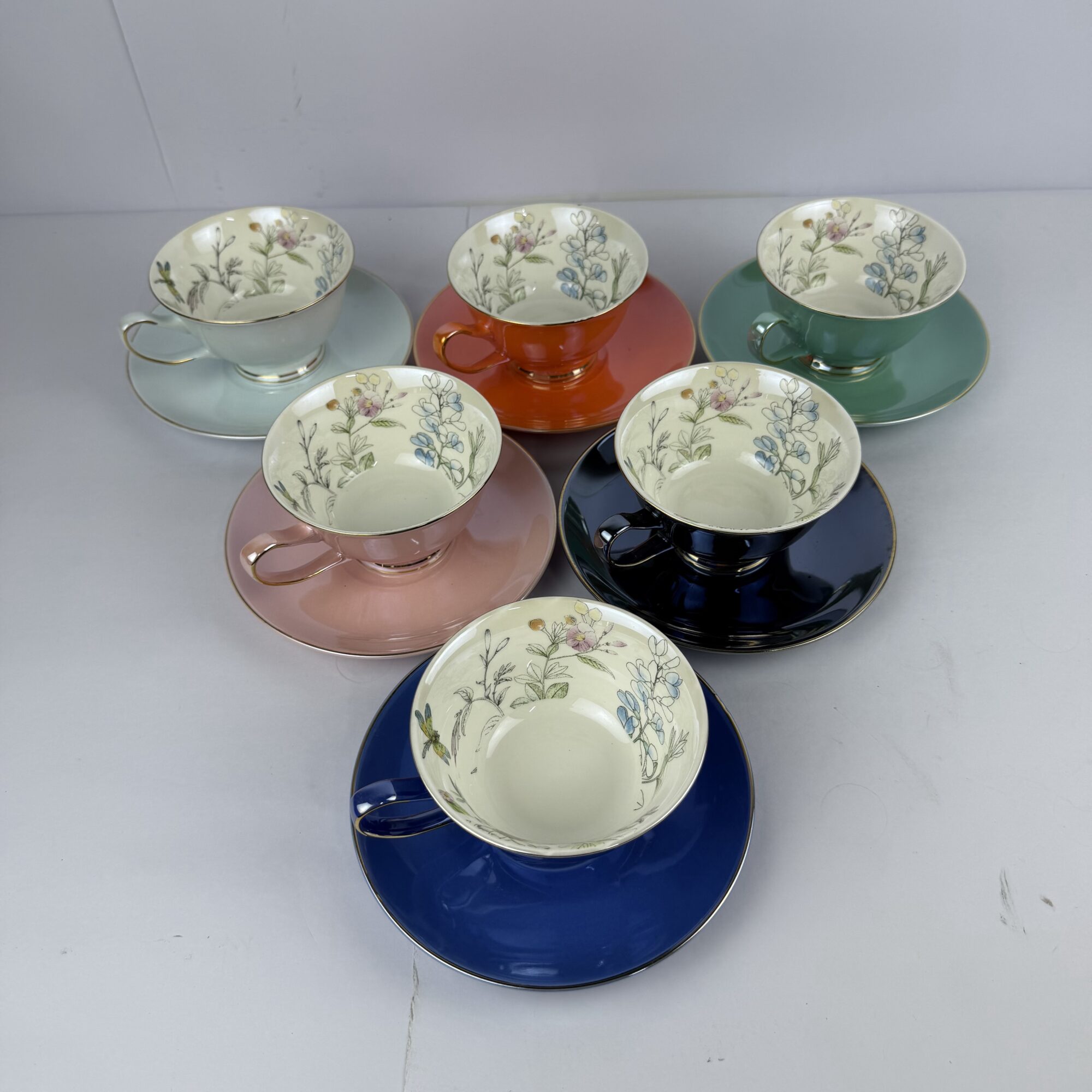 Ihw fine bone cup & saucer 6+6 pcs set golden line – 140418gb 2 Ihw fine bone cup & saucer 6+6 pcs set golden line – 140418gb