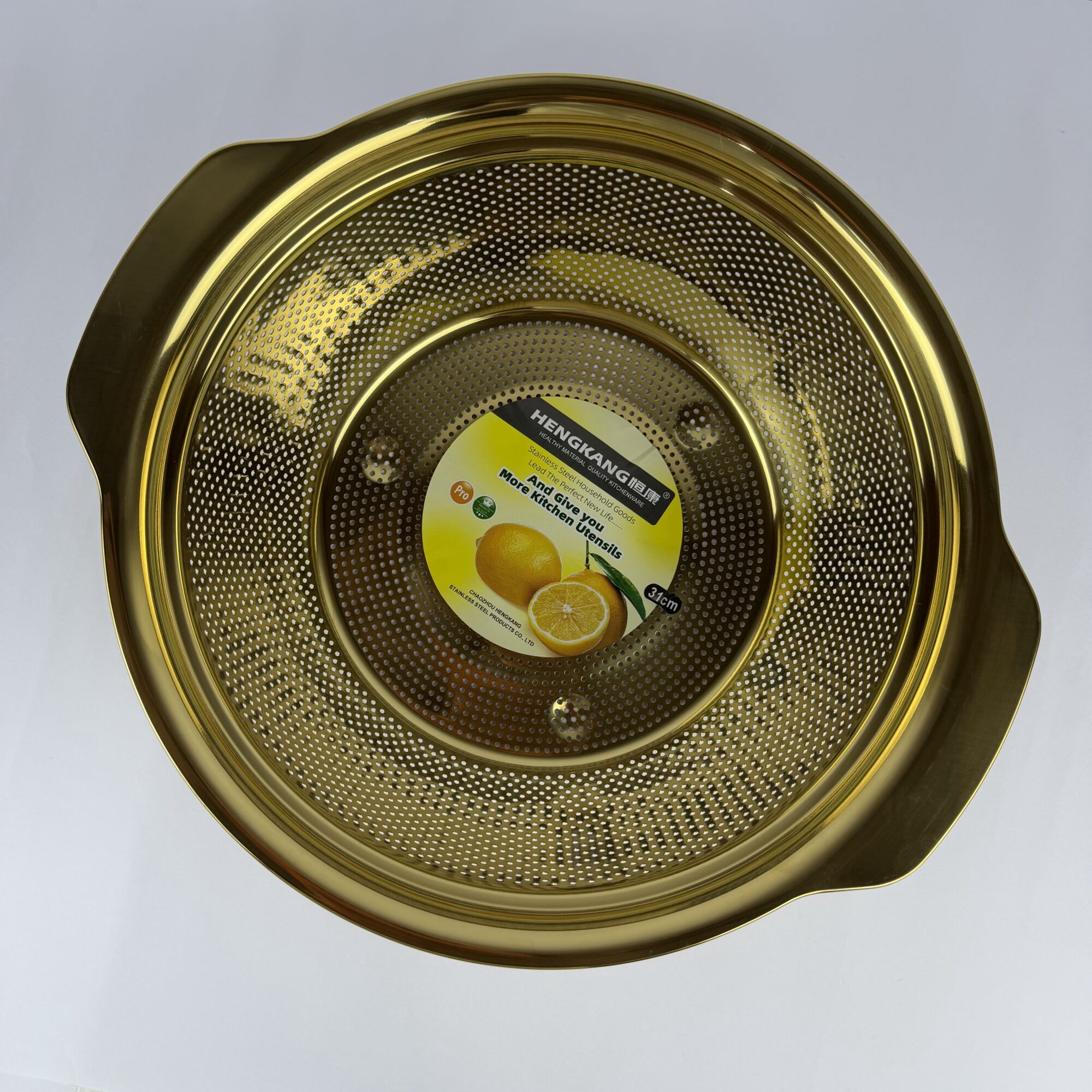 Strainer gold color 29 x 10cm – 20129g