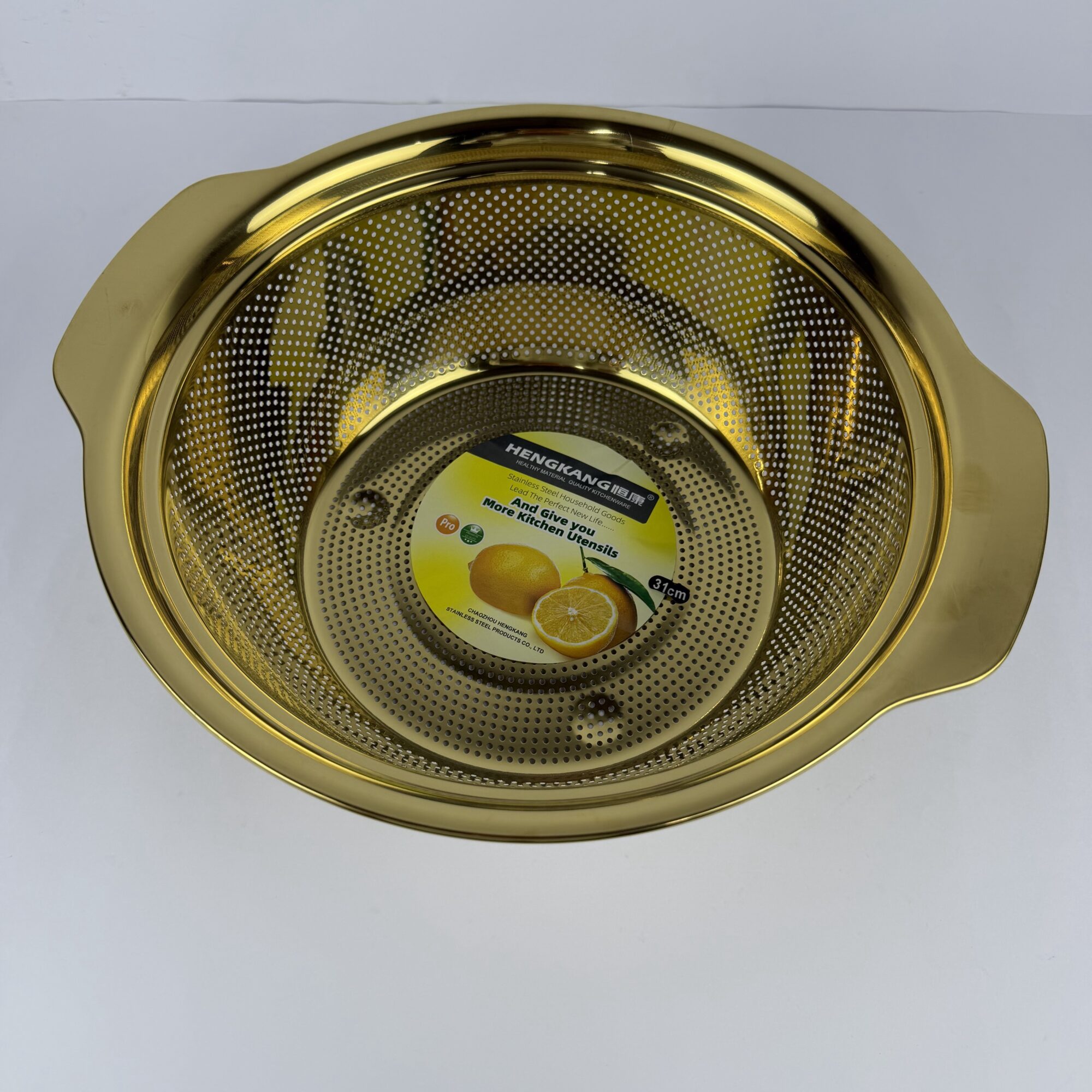Strainer gold color 29 x 10cm – 20129g